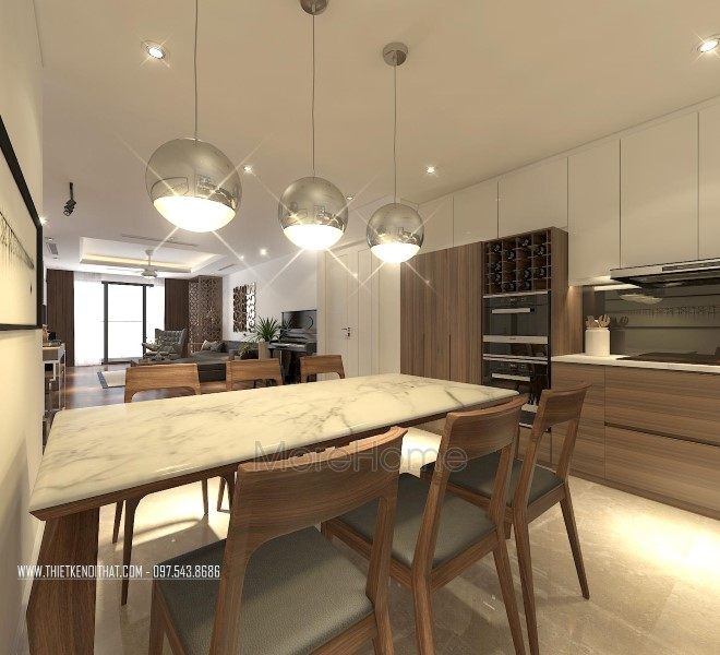 Thiết kế nội thất chung cư Imperia Garden 203 Nguyễn Huy Tưởng Thanh Xuân Hà Nội